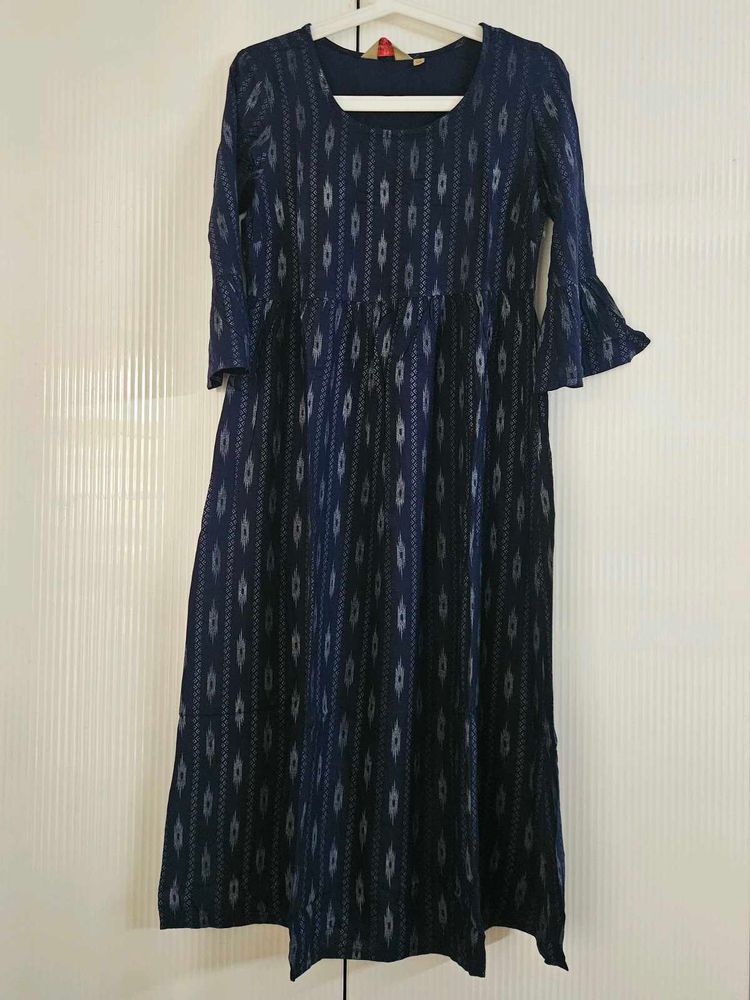 Elegant Blue Printed Kurta