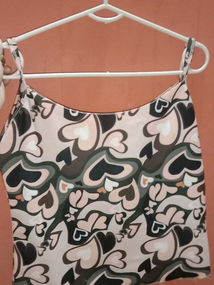 Women's Trendy Heart Print Camisole