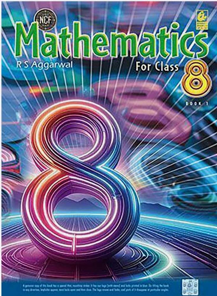RS Aggarwal Maths Book Class 8 | Like New