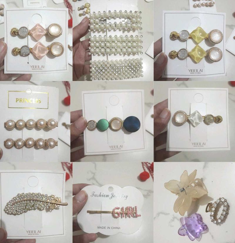 Assorted Hair Clips &amp; Barrettes Set