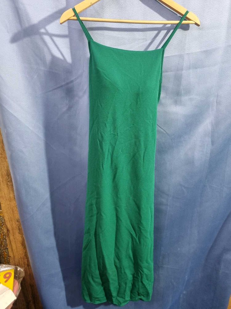 Uniqlo Green Slip Dress