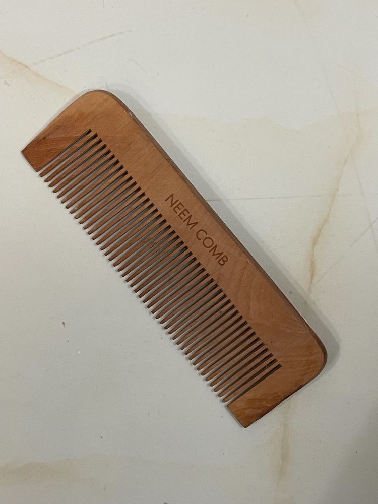 Wooden Neem Comb