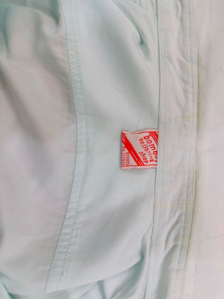 Light Blue Tailored Shirt Formal