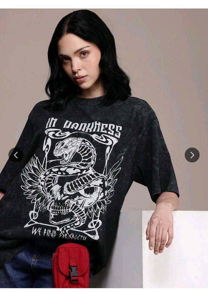 Graphic Print Oversized T-Shirt