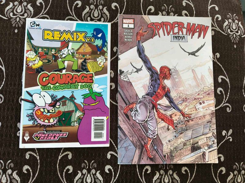 Spider-Man India &amp; Courage the Cowardly Dog Comics