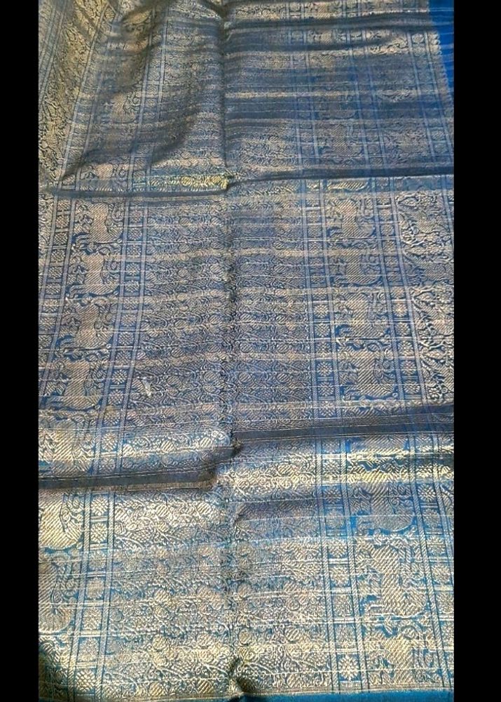 Combo 2 Set Saree Heavy Work With Blouse Kanjeevar