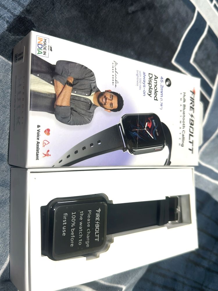 YB Fire Boltt (Hulk Bluetooth Calling) - Black