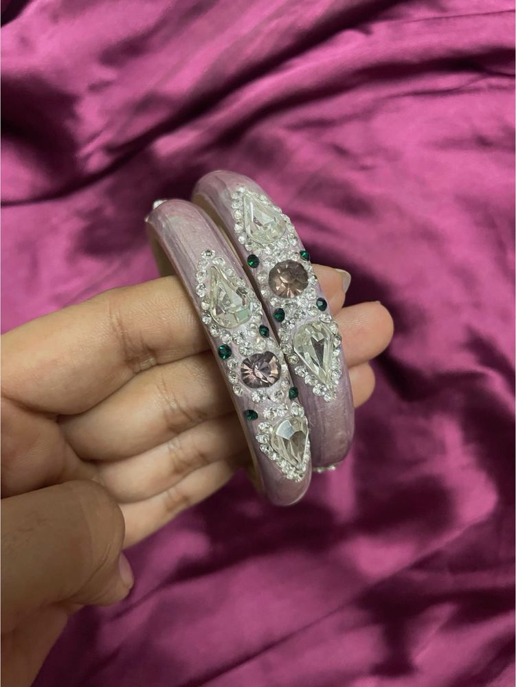 Stunning Embellished Bangles (Set of 2)