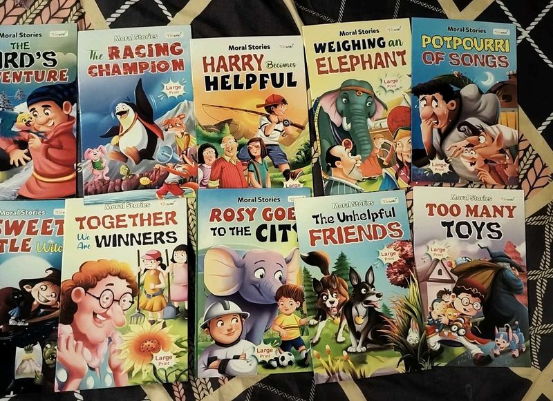 10 Moral Stories Kids Books Collection