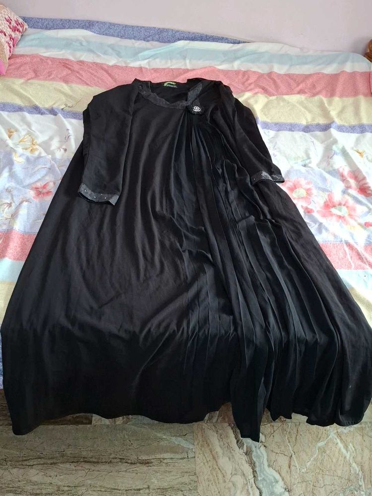 Elegant Black  burqa