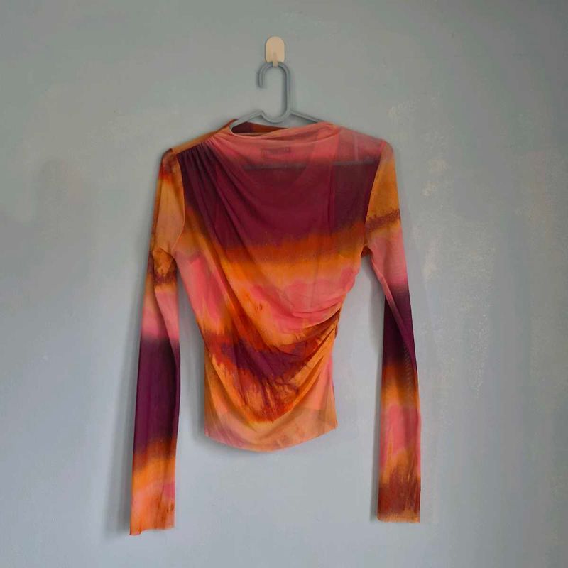 Zara Tir Die Mesh Top