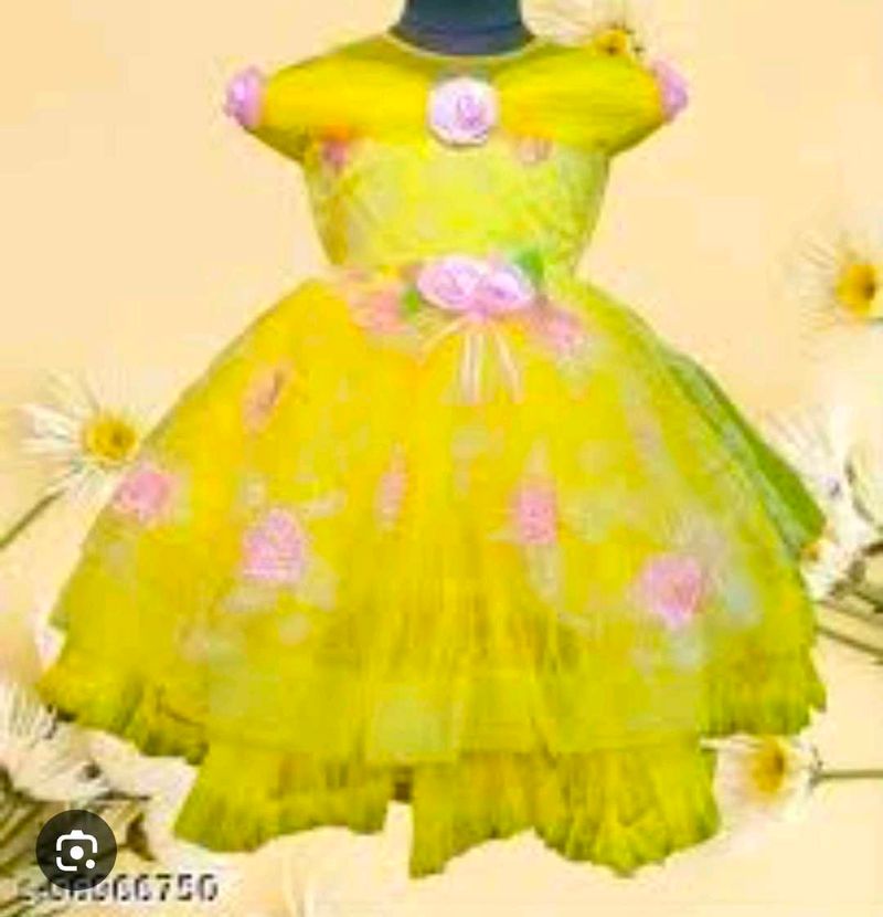 Very Fancy Cute And Beautiful Princess Frock