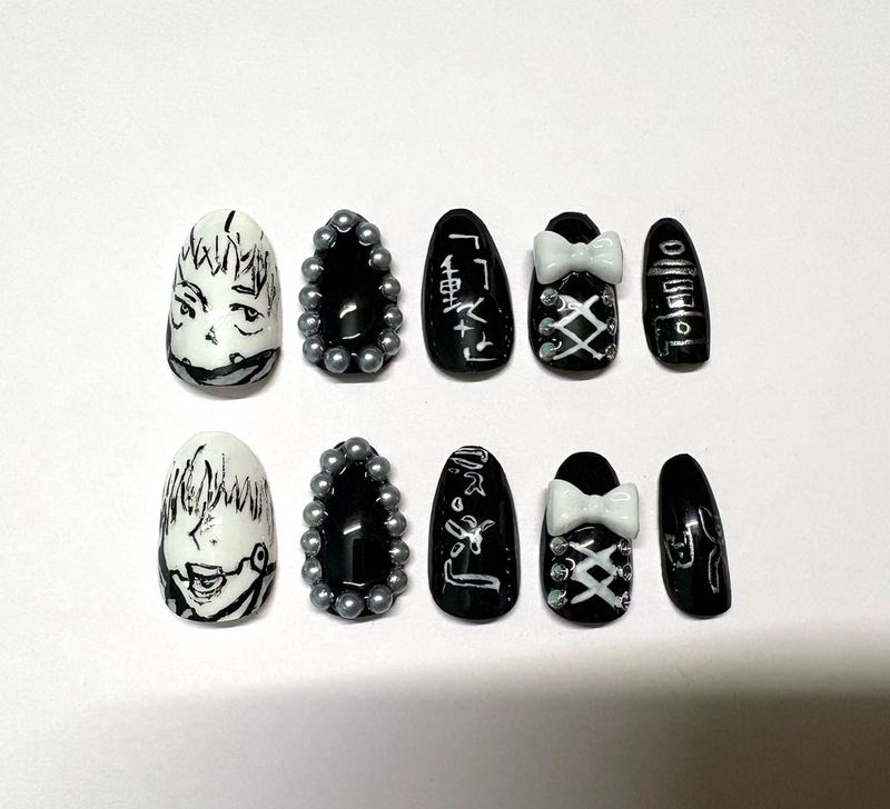 Custom Anime Press-On Nails
