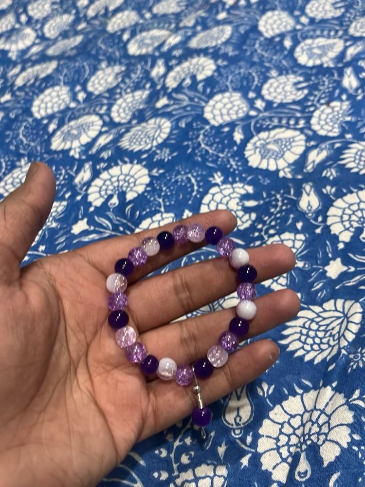 Purple Beaded Bracelet