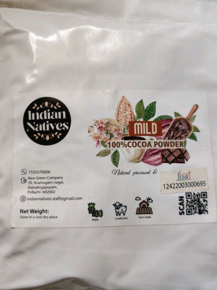 100% Chocolate Powder - Natural