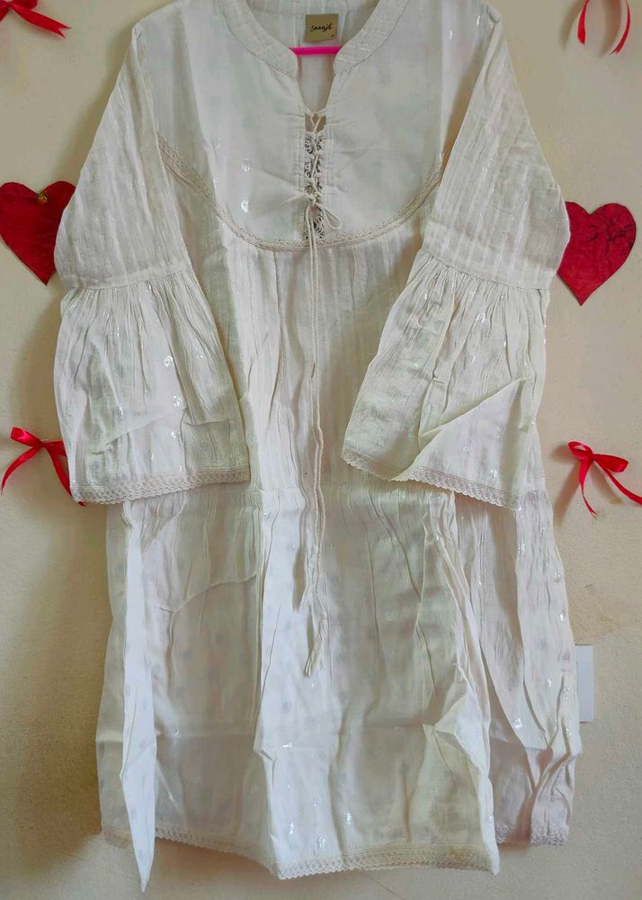Off-White Midi Dress