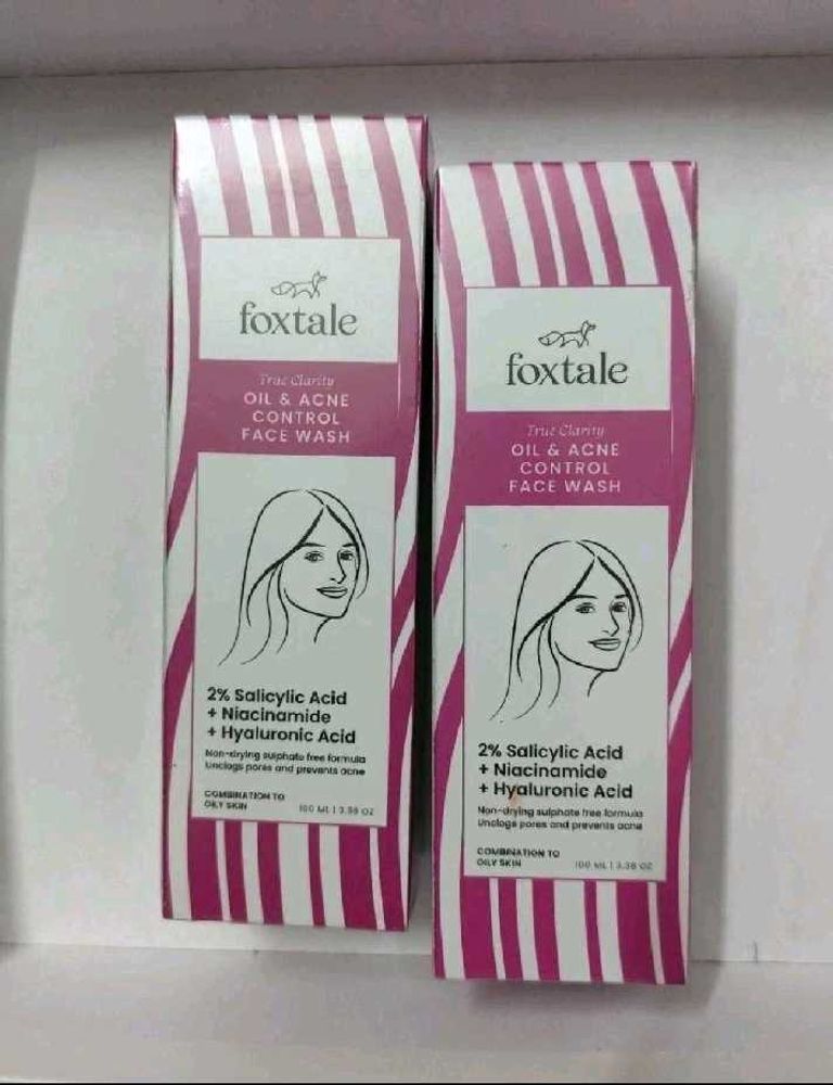 Foxtale Oil &amp; Acne Control Face Wash