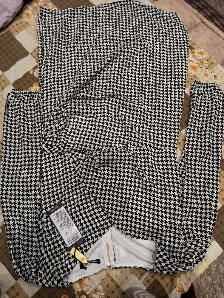 Houndstooth Dress
