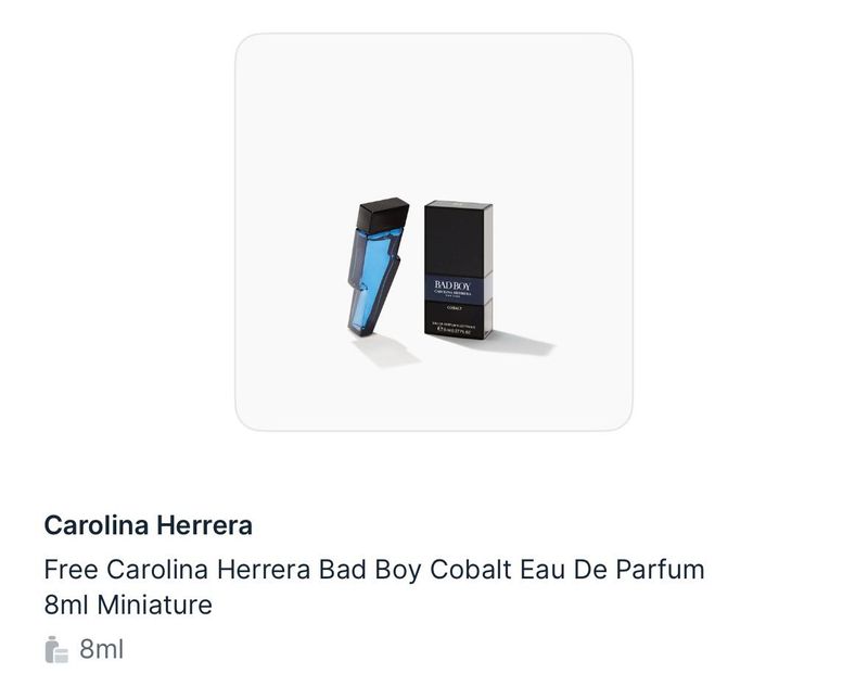 Carolina Herrera Bad Boy Cobalt Eau de Parfum