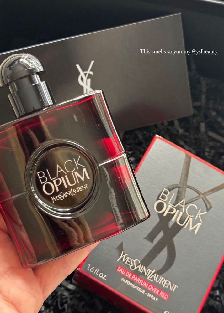 YSL Black Opium Edp Over Red
