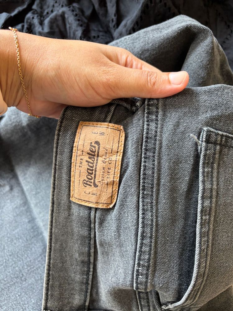 Roadster Grey Denim Jeans