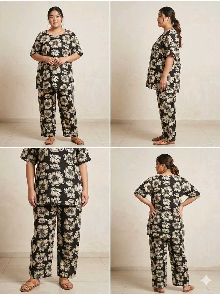 Floral Print Sleepwear Set (cordset)
