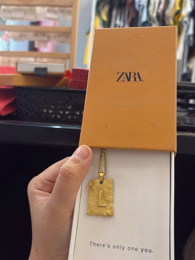 Zara Letter L Necklace