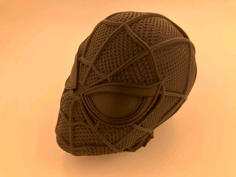 Spiderman headphone holder or prop 3d printed