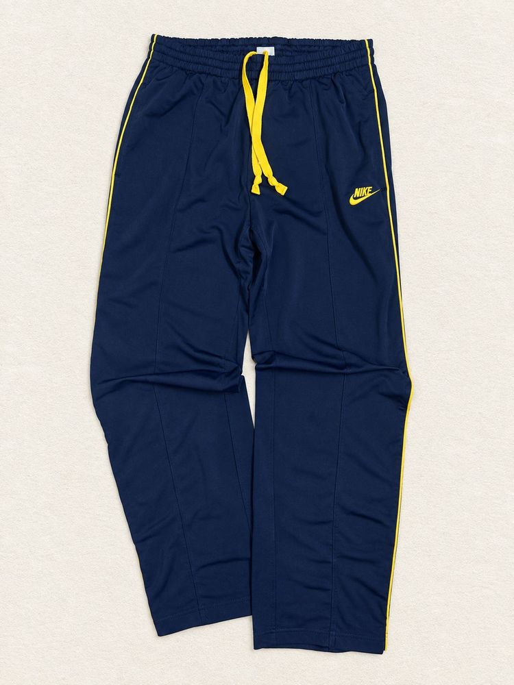 Nike 90s Y2K Vintage Blue Embroidered Swoosh Pants