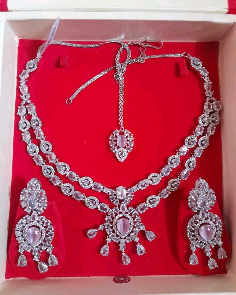 Exquisite AD Bridal Jewellery Set