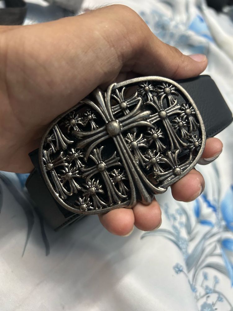 Chrome Hearts Style Belt Buckle