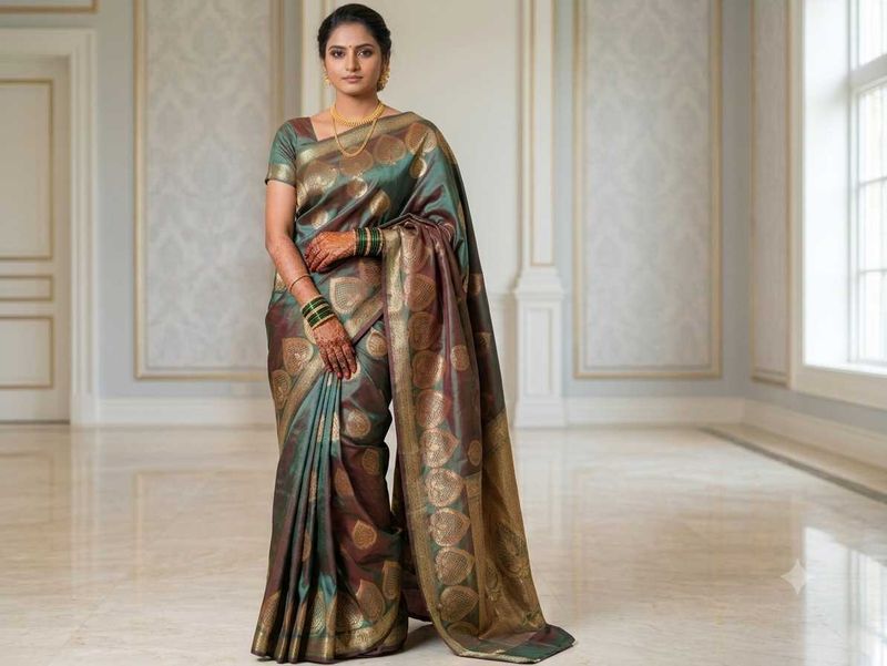 Semi Silk saree with stitched blouse