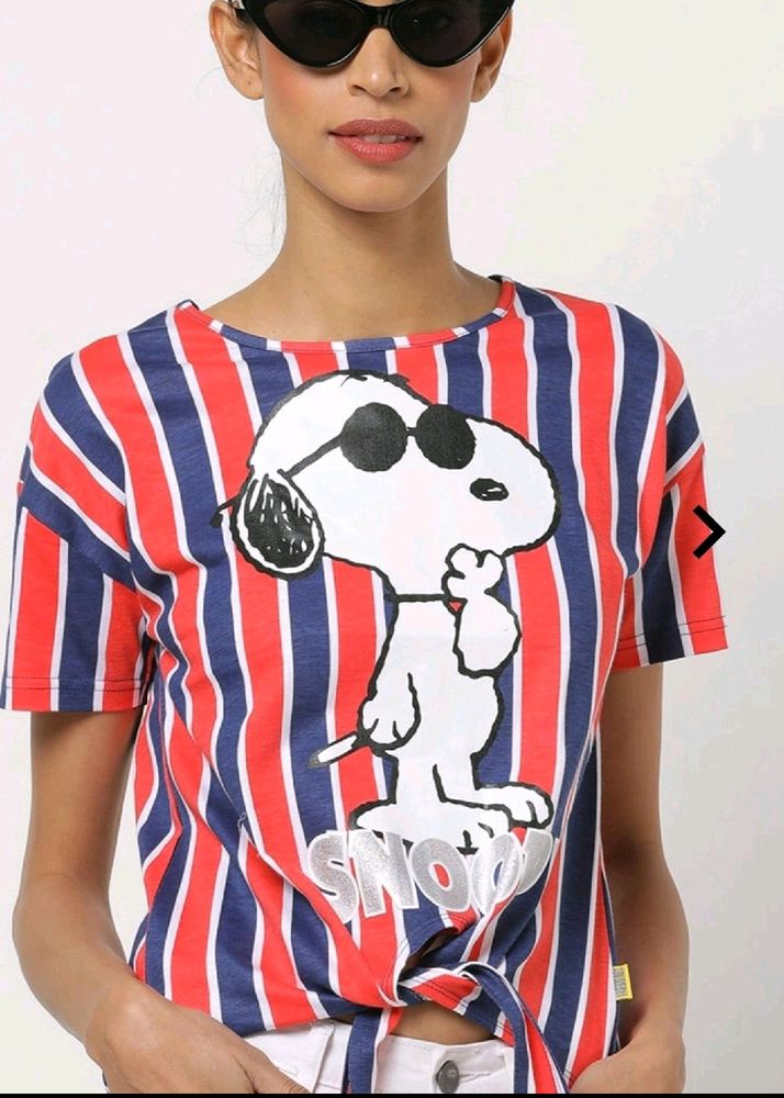 Typographic drop shoulder over sized T Shirt