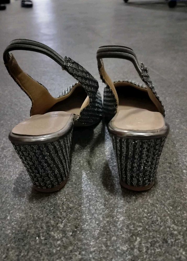 Sparkly Slingback Heels