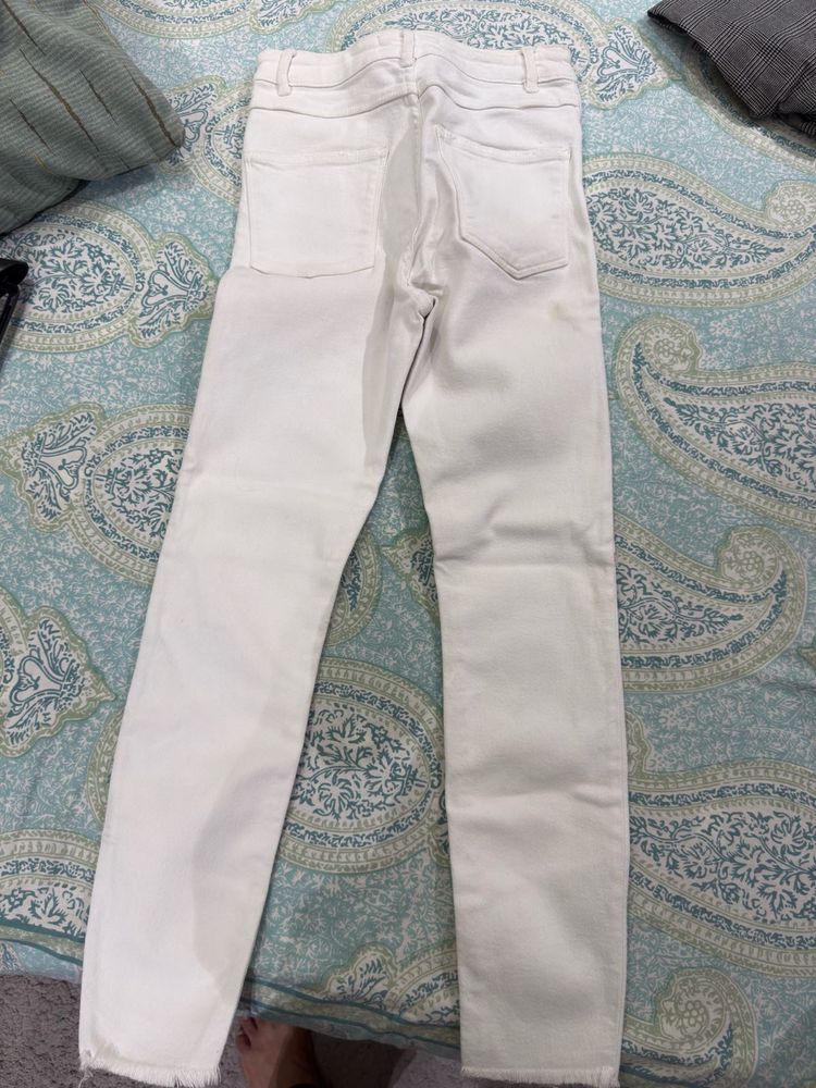 White Denim Jeans