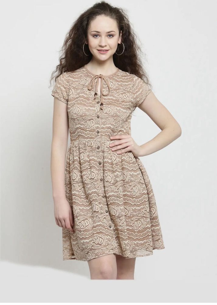 Beige Dress | Latin Quarters | PRICE DROP