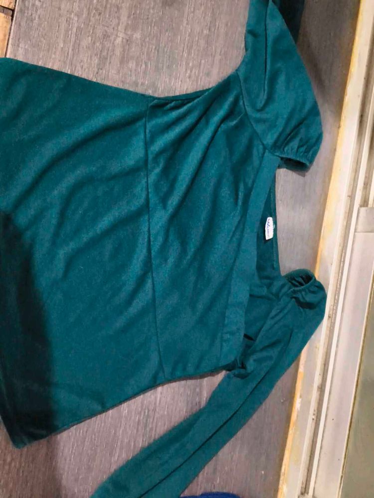 Emerald Green Mini Dress