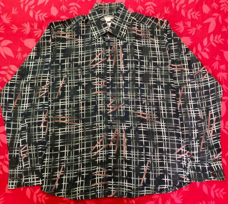Men's Printed Long Sleeve Shirt