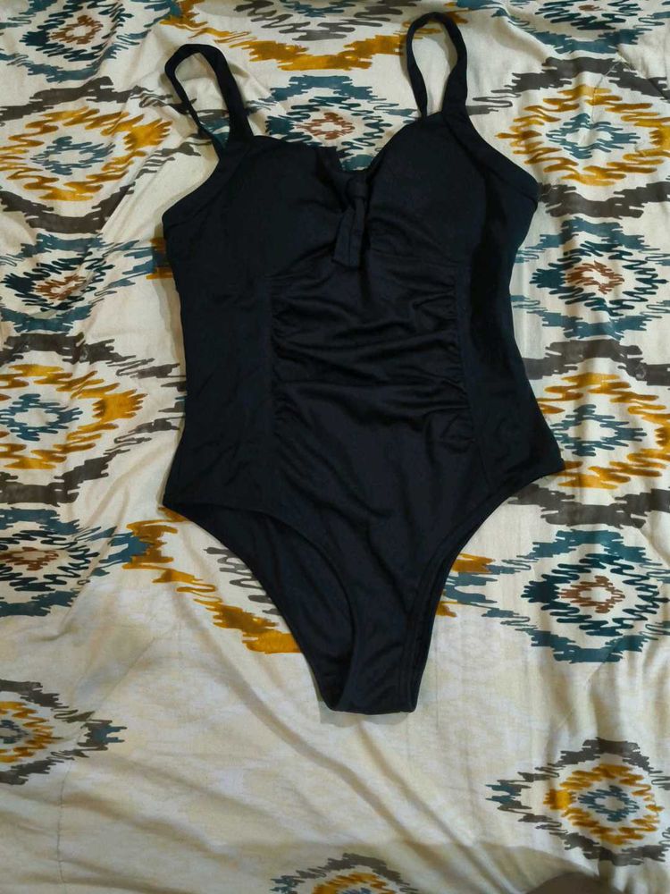 Black One-Piece Swimsuit