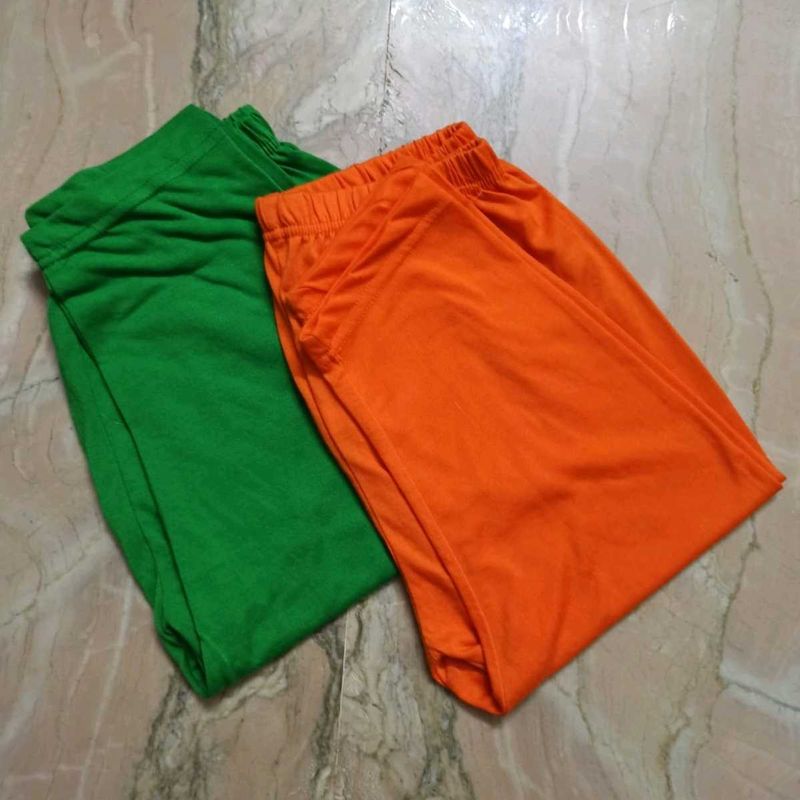 Green &amp; Orange Tights Set