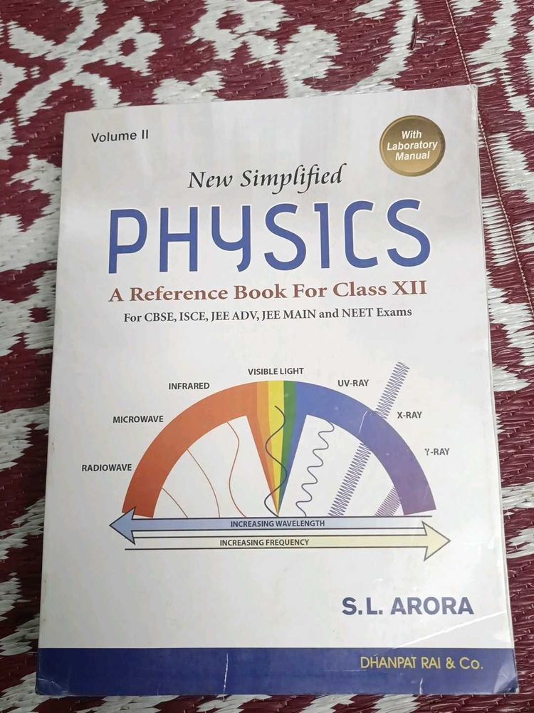 SL Arora Volume II Class XII 2025-26