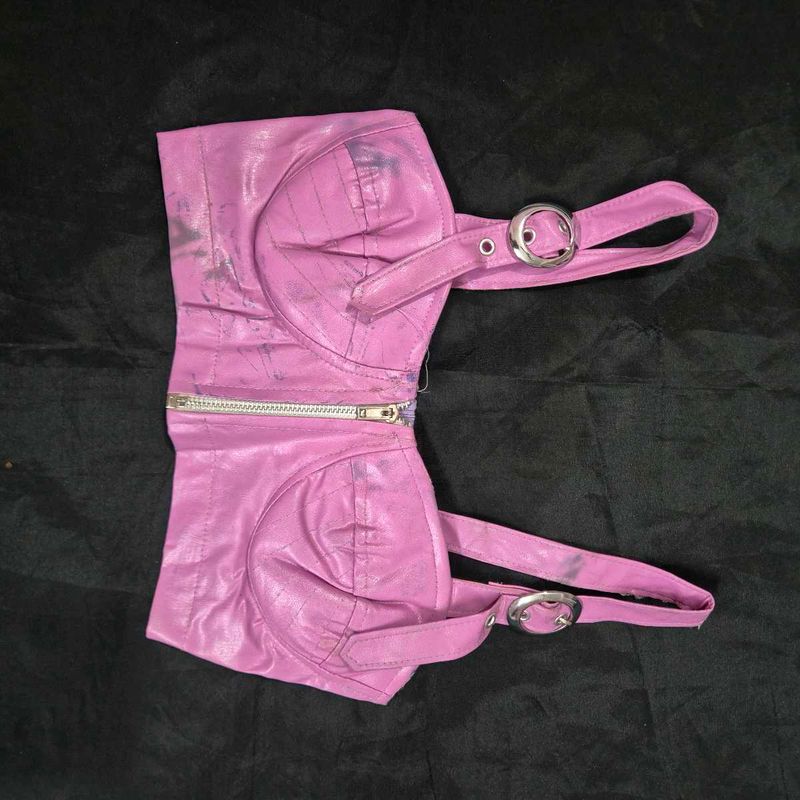 Pink Bralette Y2K corset