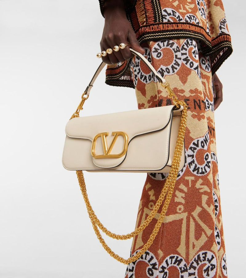 Valentino Off-White Shoulder Bag
