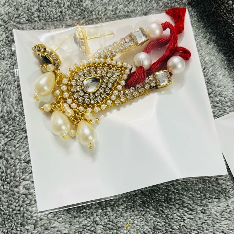 Jewellery Set Laddu Gopal &amp; Radhe Rani Only 1