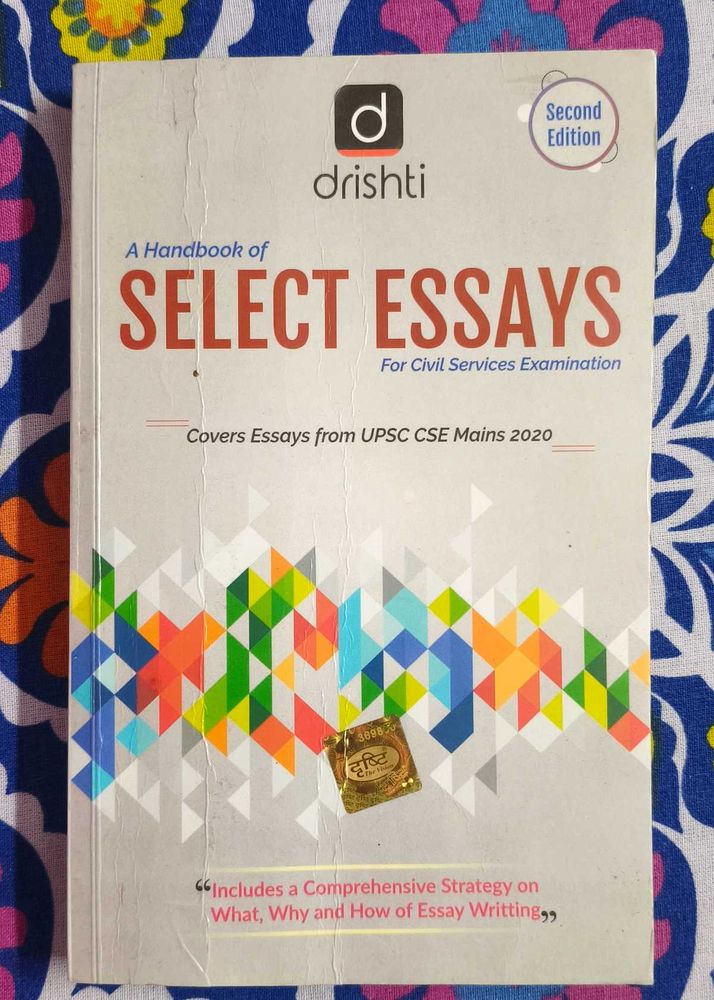 Drishti Ias select essays for upsc cse.