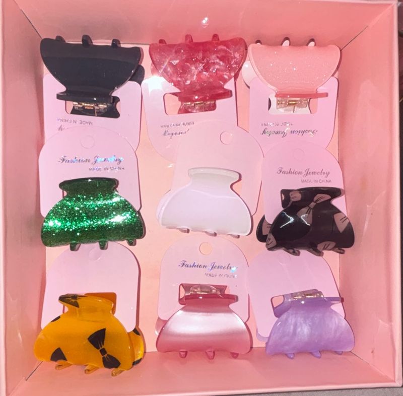 Cute Hair Claw Clips Set
