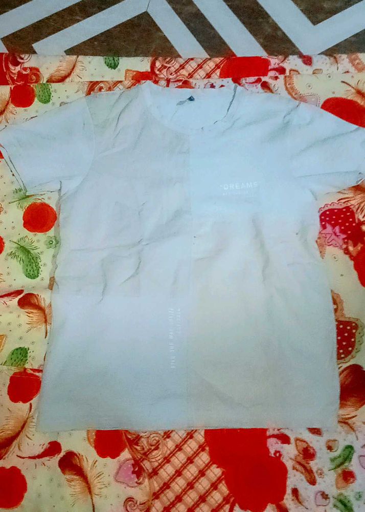 White Graphic T-Shirt