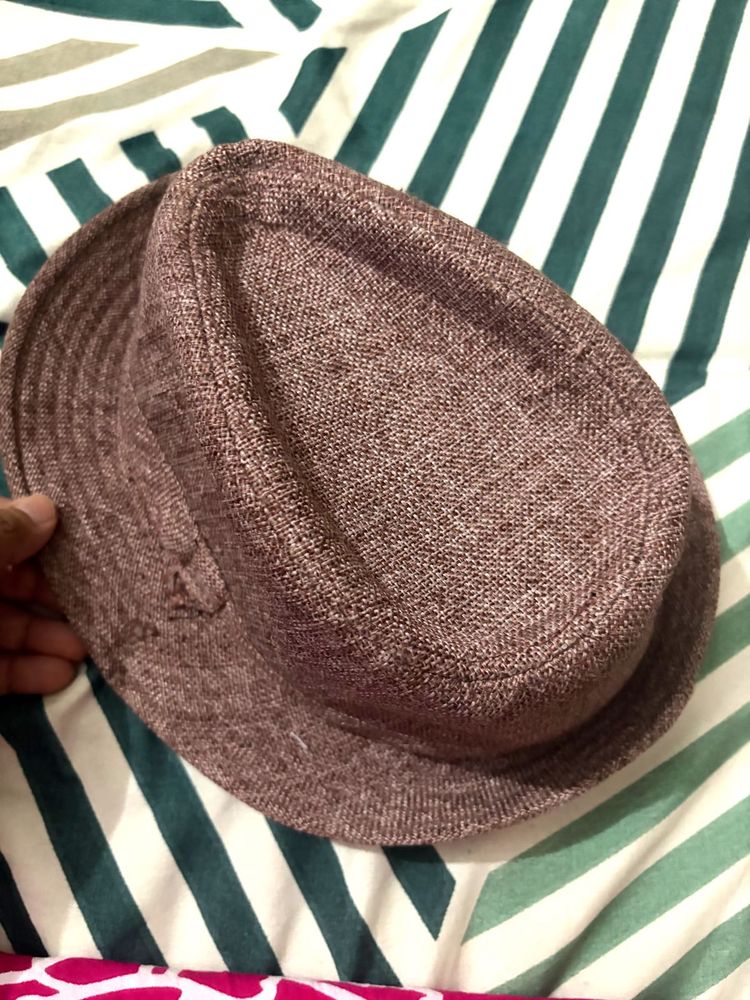 Stylish Textured Fedora Hat