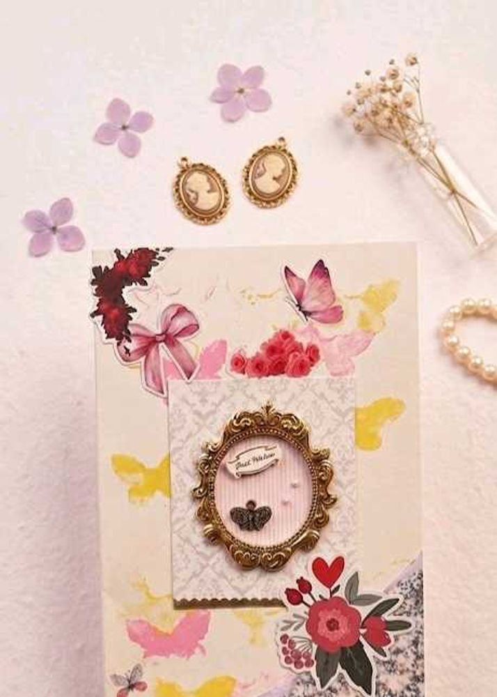 Handmade Vintage Card