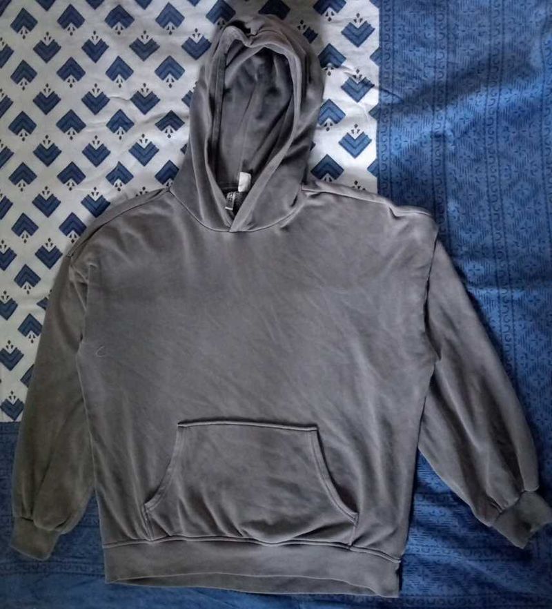 Grey Oversized Hoodie